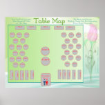 Table Location Map (horizontal) Poster