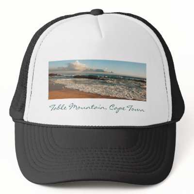 Table Mountain, Cape Town, South Africa hat &amp; cap by Rowood