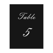 Table Number 5 Post Card