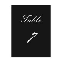 Table Number 7 Post Cards