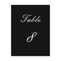 Table Number 8 Postcards