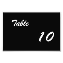Table Number