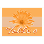 Table numbering cards - customizable template business card template