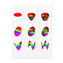 Table of lowest order Zernike polynomials Post Cards