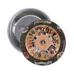 Table Of The Mortal Sins.,  By Hieronymus Bosch (B Pinback Button