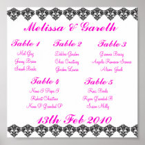Table plan print