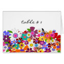 Table Seating Cards - Wedding card