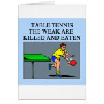 TABLE TENNIS CARDS