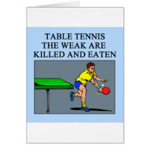 TABLE TENNIS CARDS
