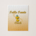 Table Tennis  Chick Jigsaw Puzzles