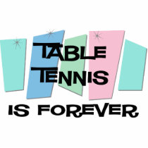 Table Tennis Is Forever photo sculptures