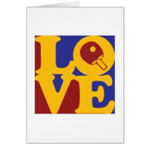 Table Tennis Love cards