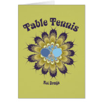 Table Tennis Not Drugs Card
