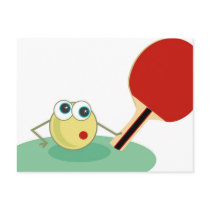 Table Tennis Postcard