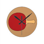 Table Tennis Racquet Clock