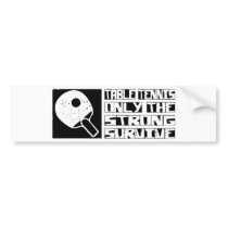 Table Tennis Survive bumper stickers