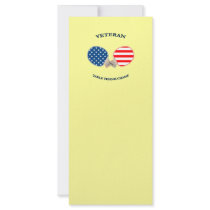 Table Tennis Veteran Custom Rack Cards