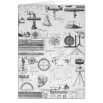 Tableis of Surveying, 1728 Cyclopaedia Greeting Card Tableis of Surveying, 1728 Cyclopaedia Greeting Card