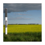Tablero amarillo del seco-Borrado del campo