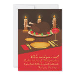 Tablescape Place Setting Thanksgiving Invitation