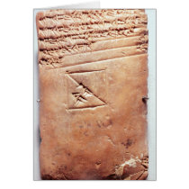 Tablet with cuneiform script, c.1830-1530 BC Cards
