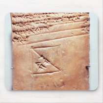 Tablet with cuneiform script, c.1830-1530 BC Mouse Pad
