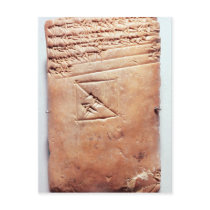 Tablet with cuneiform script, c.1830-1530 BC Post Cards