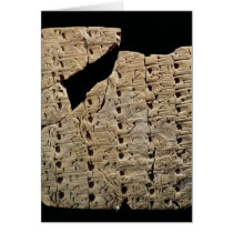 Tablet with cuneiform script, from Uruk Card