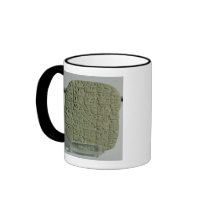 Tablet with cuneiform script coffee mugs