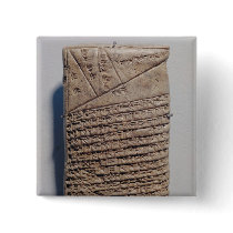 Tablet with fourteen lines of a mathematical text pin