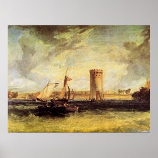 Tabley, Windy day by Joseph Mallord Turner Print