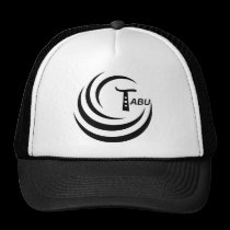 Tabu Logo Trucker Hat Black Logo hats