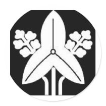 Tachi Omodaka inverted, Japan Stickers