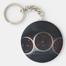 Tachometer Keychain