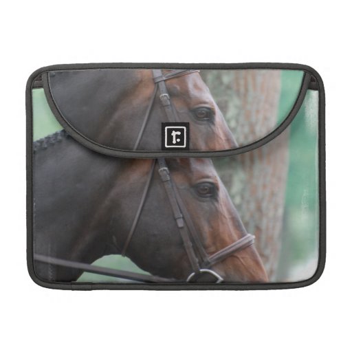 Tacked Dark Bay Horse 13" MacBook Sleeve MacBook Pro Sleeves