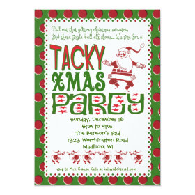 Tacky Christmas Party Invitation