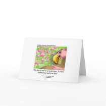 Tacky Pink Flamingos Funny Greeting Card by beardiethor123 Tacky Pink Flamingos Funny Greeting Card