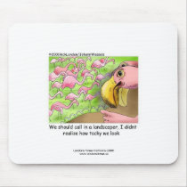 Tacky Pink Flamingos Funny Mouse Pad mousepads