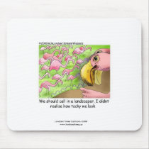 Tacky Pink Flamingos Funny Mouse Pad mousepads