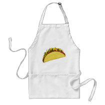 artsprojekt, taco, mexican, food, southwest, corn, tortilla, beef, lettuce, cheese, meals, snacks, griddlecake, chain store, hotcake, Warren, Michigan, flapcake, Bob Wian, flannel cake, Glendale, California, flannel-cake, Marriott Corporation, hot cake, Elias Brothers, limburger, bankruptcy, shorthorn, investor, aberdeen angus, United States, tostada, Canada, quark cheese, zea mays, cereal grass, velveeta, southwestward, compass point, sweet corn plant, ricotta, Apron with custom graphic design
