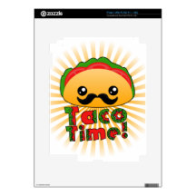 Taco Time iPad 2 Decal
