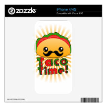 Taco Time Skins For The iPhone 4