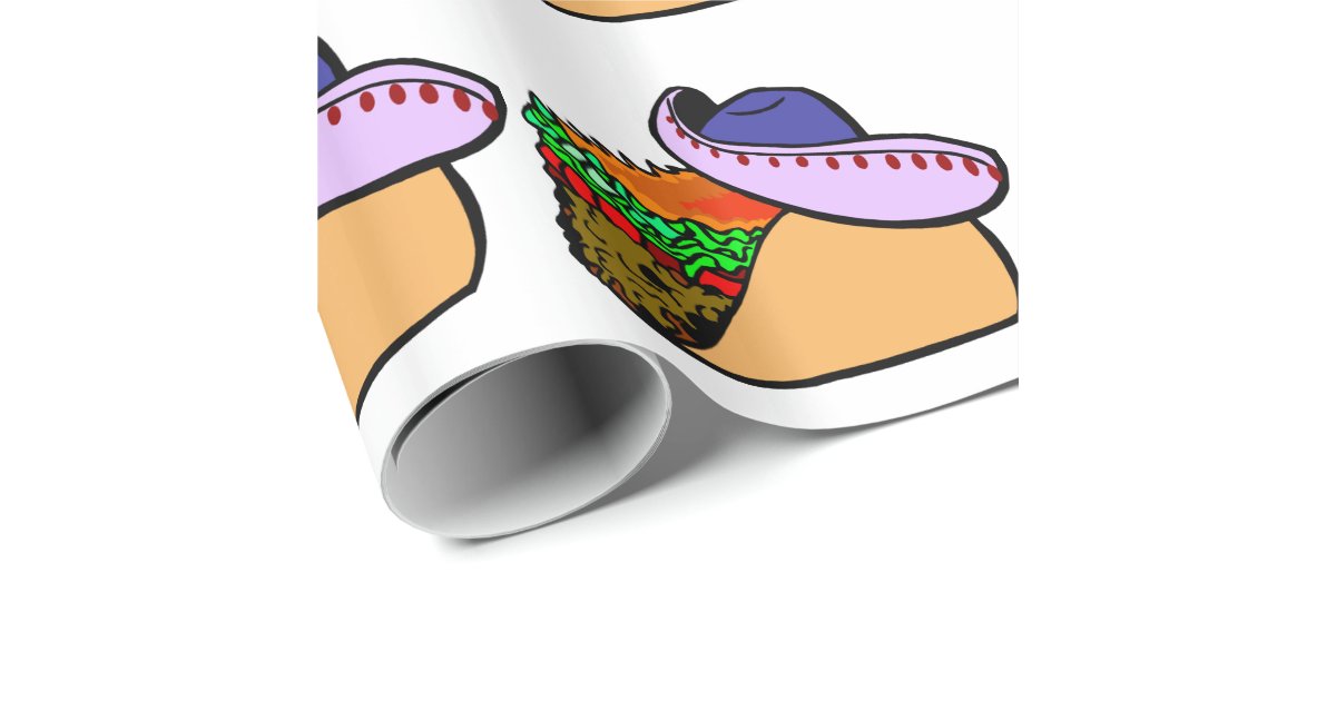 Taco Wrapping Paper Zazzle