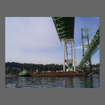 Tacoma Narrows Bridge Construction 2006-2007 posters