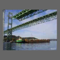 Tacoma Narrows Bridge Construction 2006-2007 posters