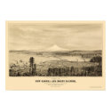 Tacoma, WA Panoramic Map - 1878 posters by lc_maps Tacoma, WA Panoramic Map - 1878 posters