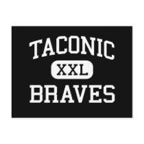 Taconic - Braves - High - Pittsfield Massachusetts postcards by customteamsportswear Taconic - Braves - High - Pittsfield Massachusetts postcards