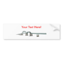 Tacony Palmyra Bridge: 3D Model: bumper stickers