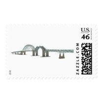 Tacony Palmyra Bridge: 3D Model: postage