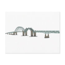 Tacony Palmyra Bridge: 3D Model: postcards